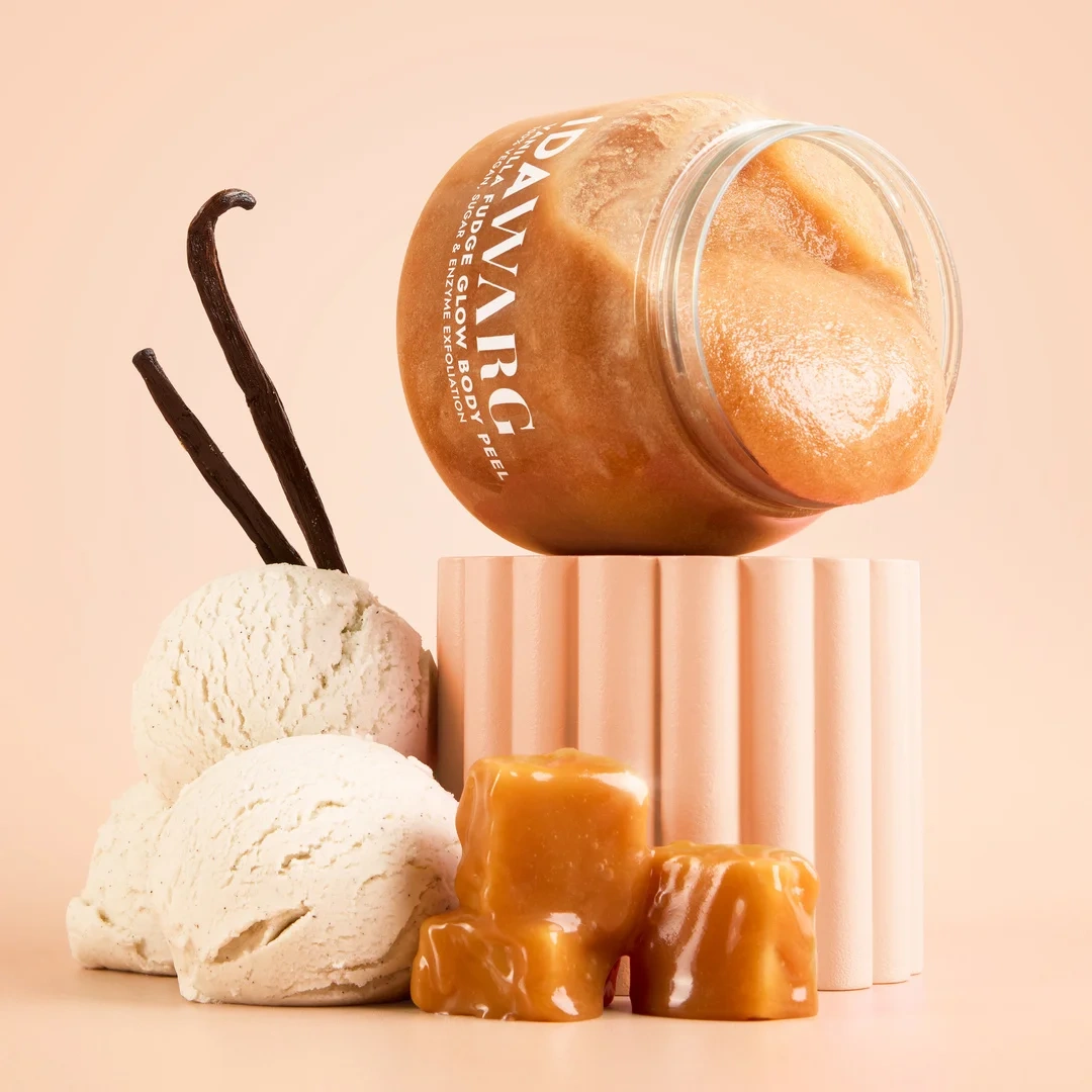 IDA WARG Beauty Vanilla Fudge Glow Body Peel, 250 ml