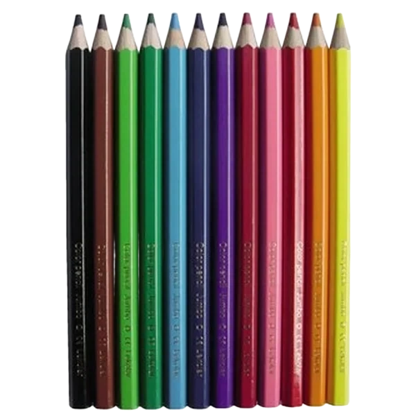 Fargeblyanter Lekolar Jumbo 12 Stk