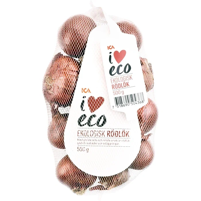 Rödlök Ekologisk 500g Klass 1 ICA I love