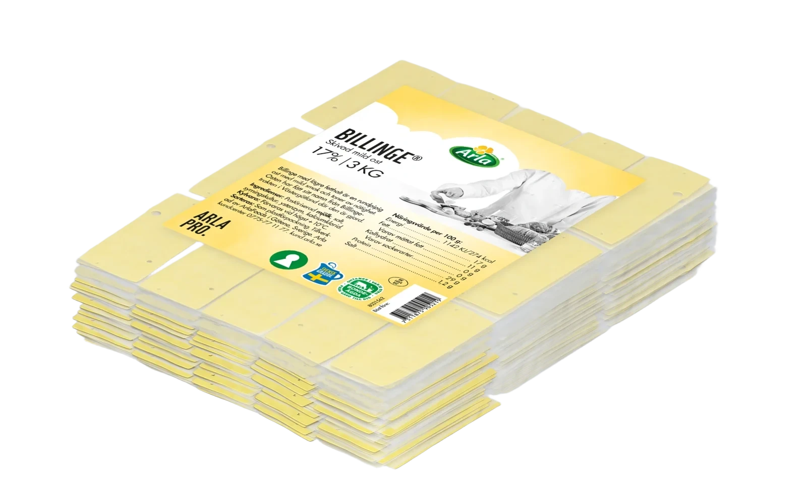 Billinge skivad ost 17%