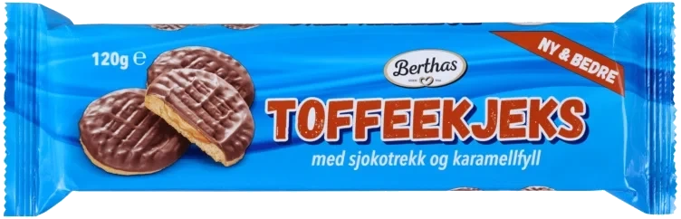 Toffeekjeks 120g Berthas