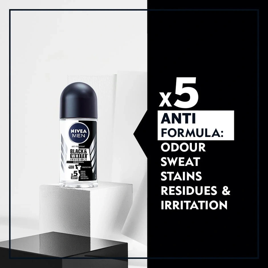 NIVEA MEN Invisible Black & White