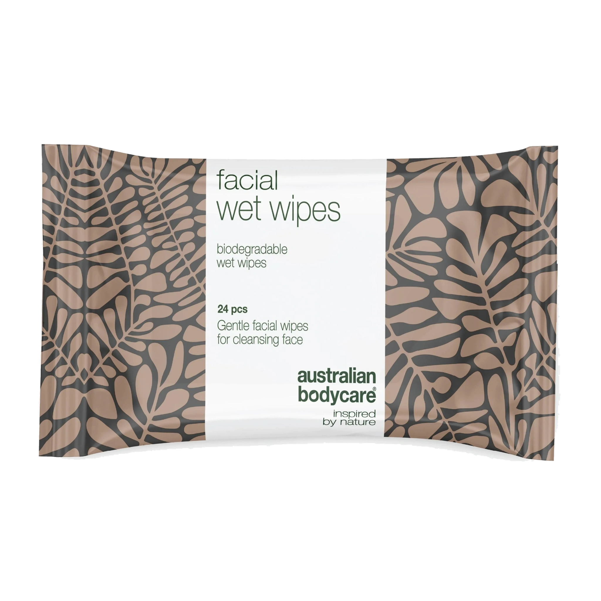 Australian Bodycare Face Wet Wipes, 24 stk.