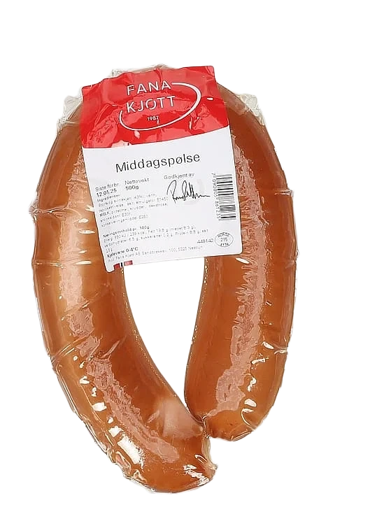 Middagspølse 500g
