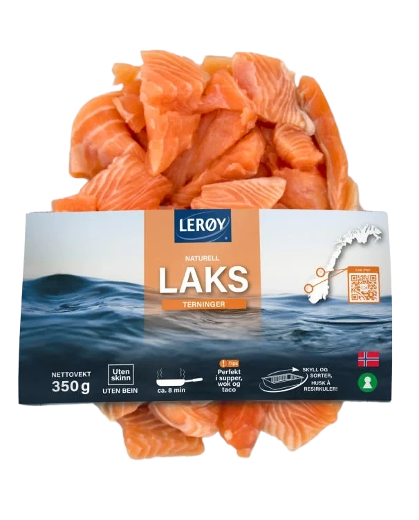 Laks i Terninger 350g Lerøy