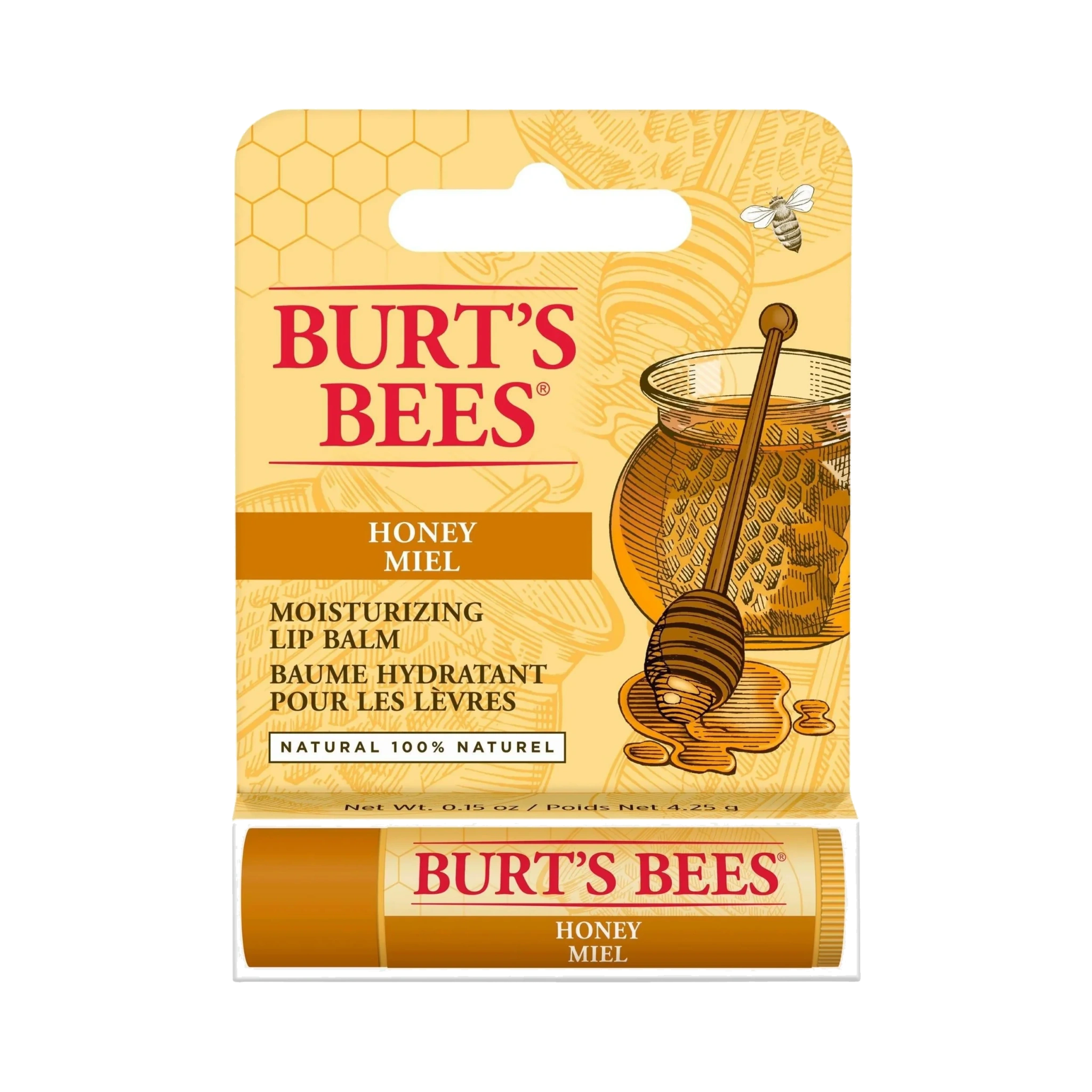 Burt's Bees Lip Balm Honey, 4,25 g
