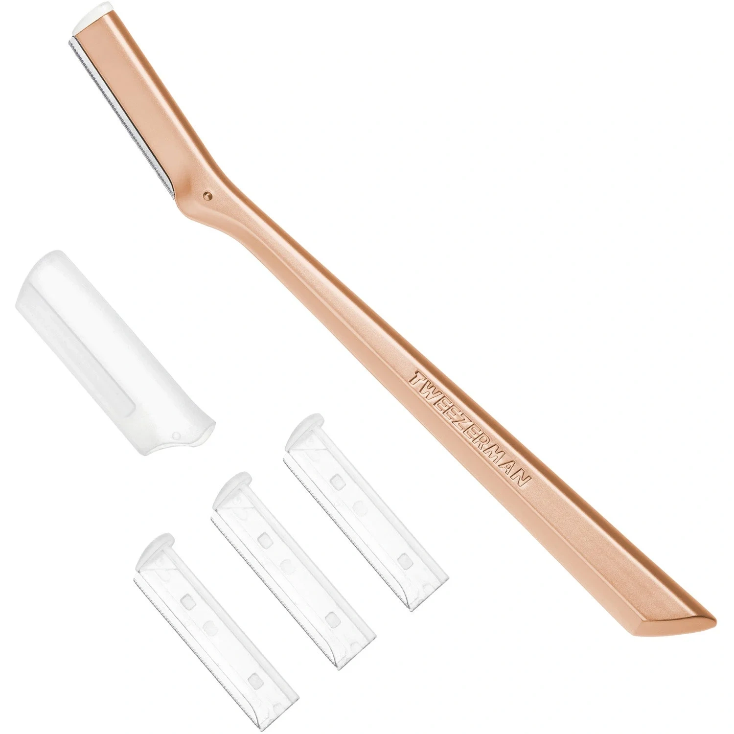 Tweezerman Retail Facial Razor Rose Gold