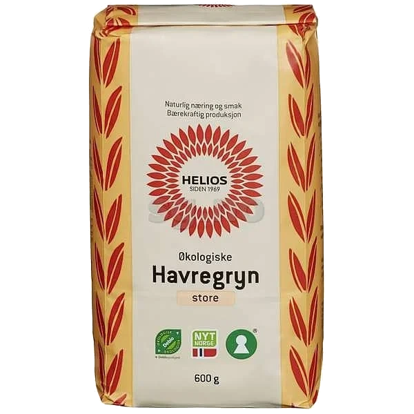 Havregryn store økol.   600g