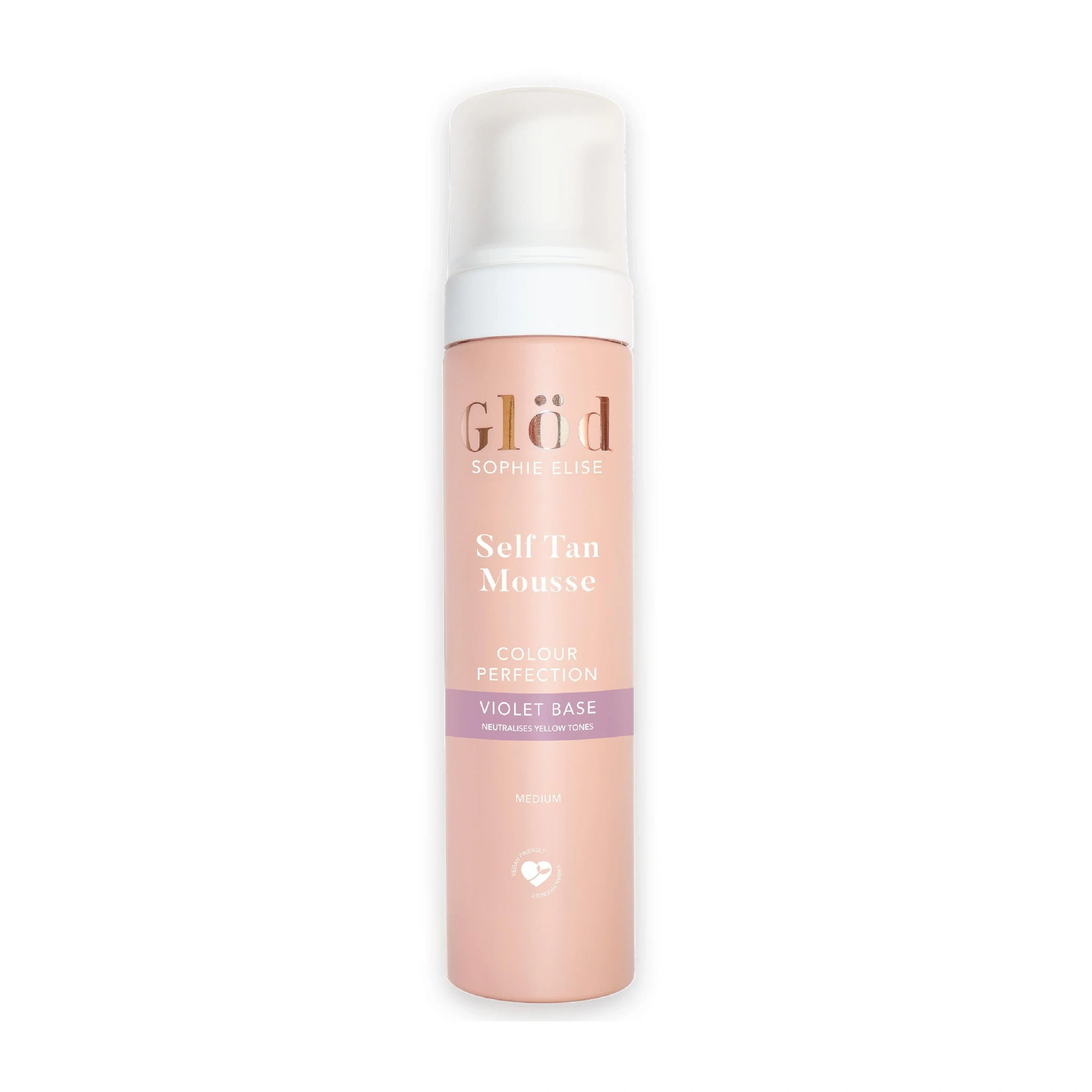Glöd Sophie Elise Self Tan Mousse Color Perfection, Violet Medium, 200 ml