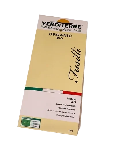 Verditerre Fusilli 100% Kikertpasta