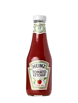 Tomatketchup Glasflaska