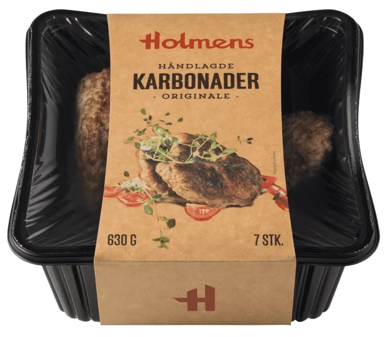 Holmens Håndlagde Karbonader 630g