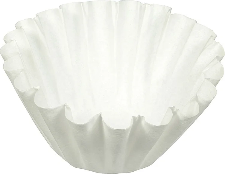 Kaffefilter bleket 1,8l 90mm   250stk