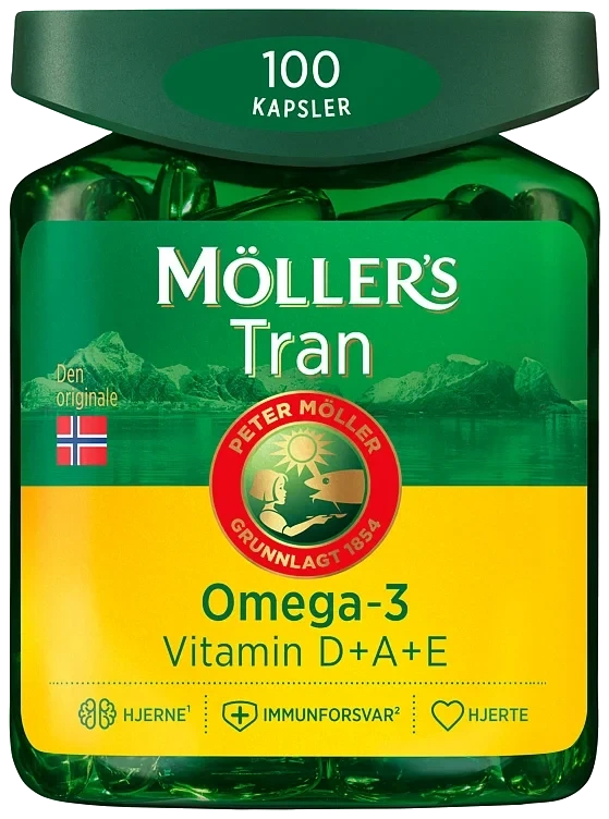 Möllers trankapsler  100stk