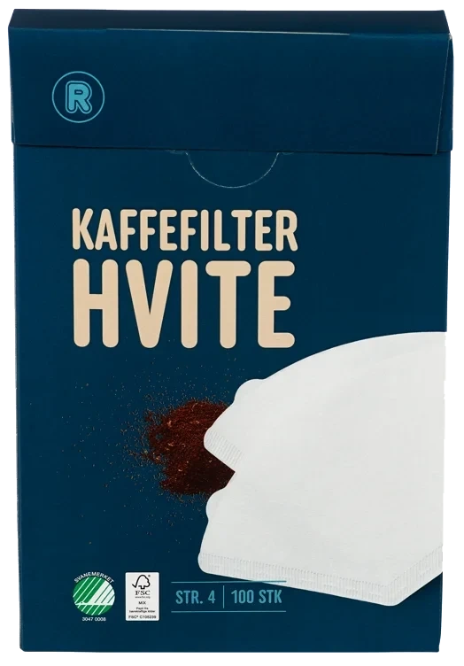 Kaffefilter str 4  100stk