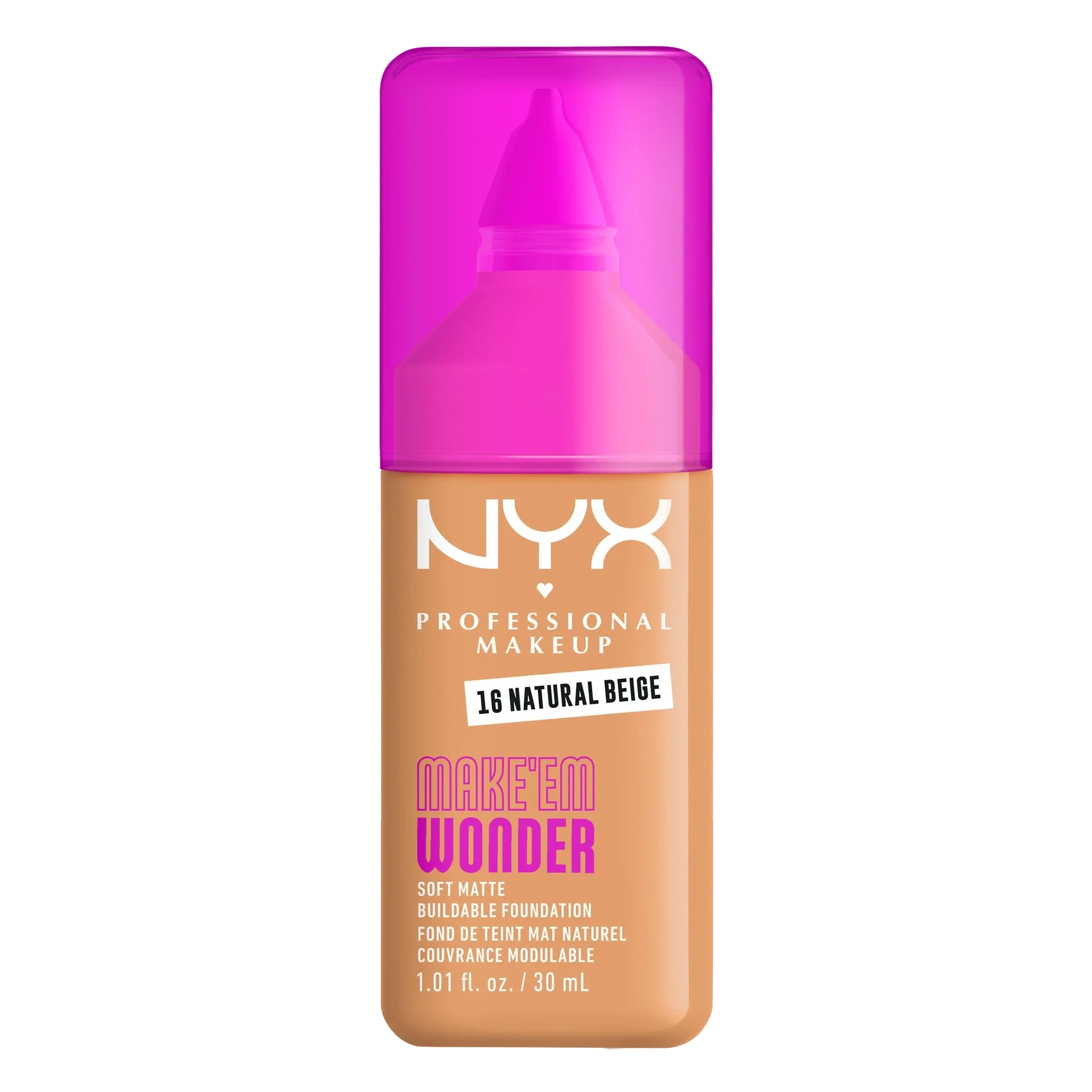 NYX PROFESSIONAL MAKEUP Make Em Wonder Foundation 16 Natural Beige