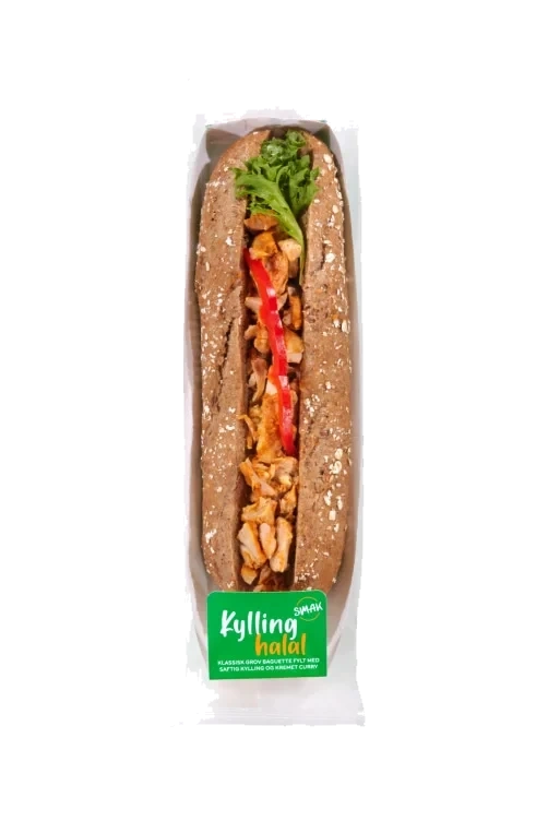 Baguette Kylling Halal 235g Smak