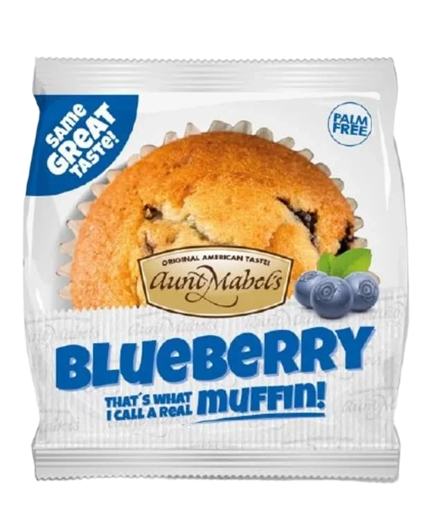 Blueberry Muffins 100g Aunt Mabels