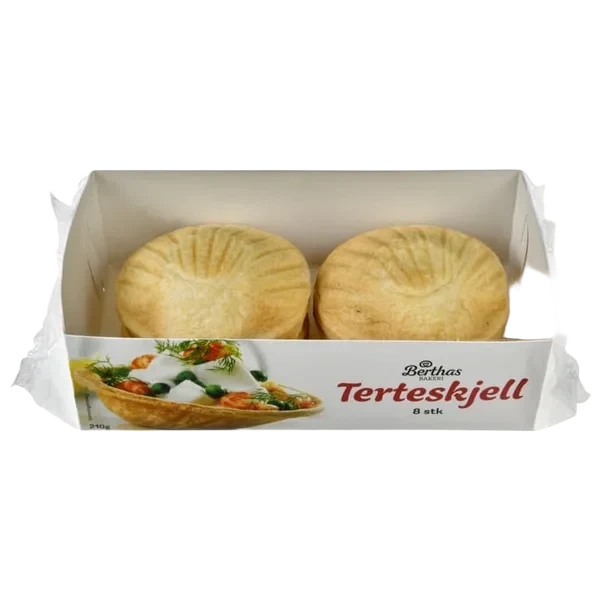 Terteskjell 8stk 210g Berthas