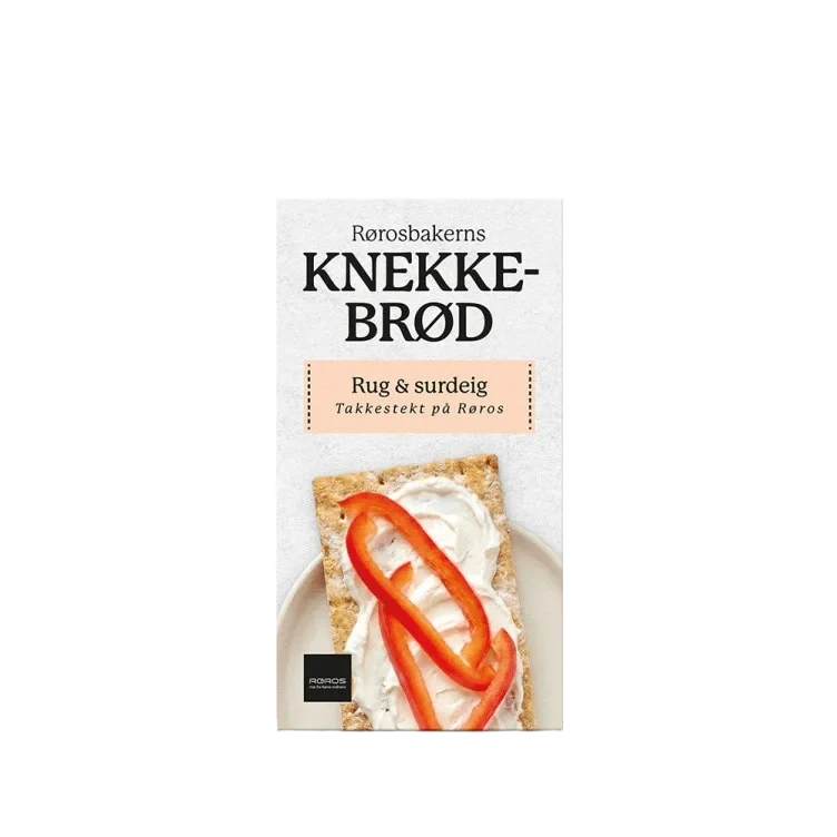 Knekkebrød Rug og Surdeig 180g