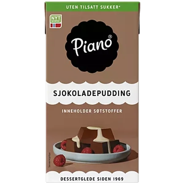 Piano Sjokopudding uten 1/2l Tine