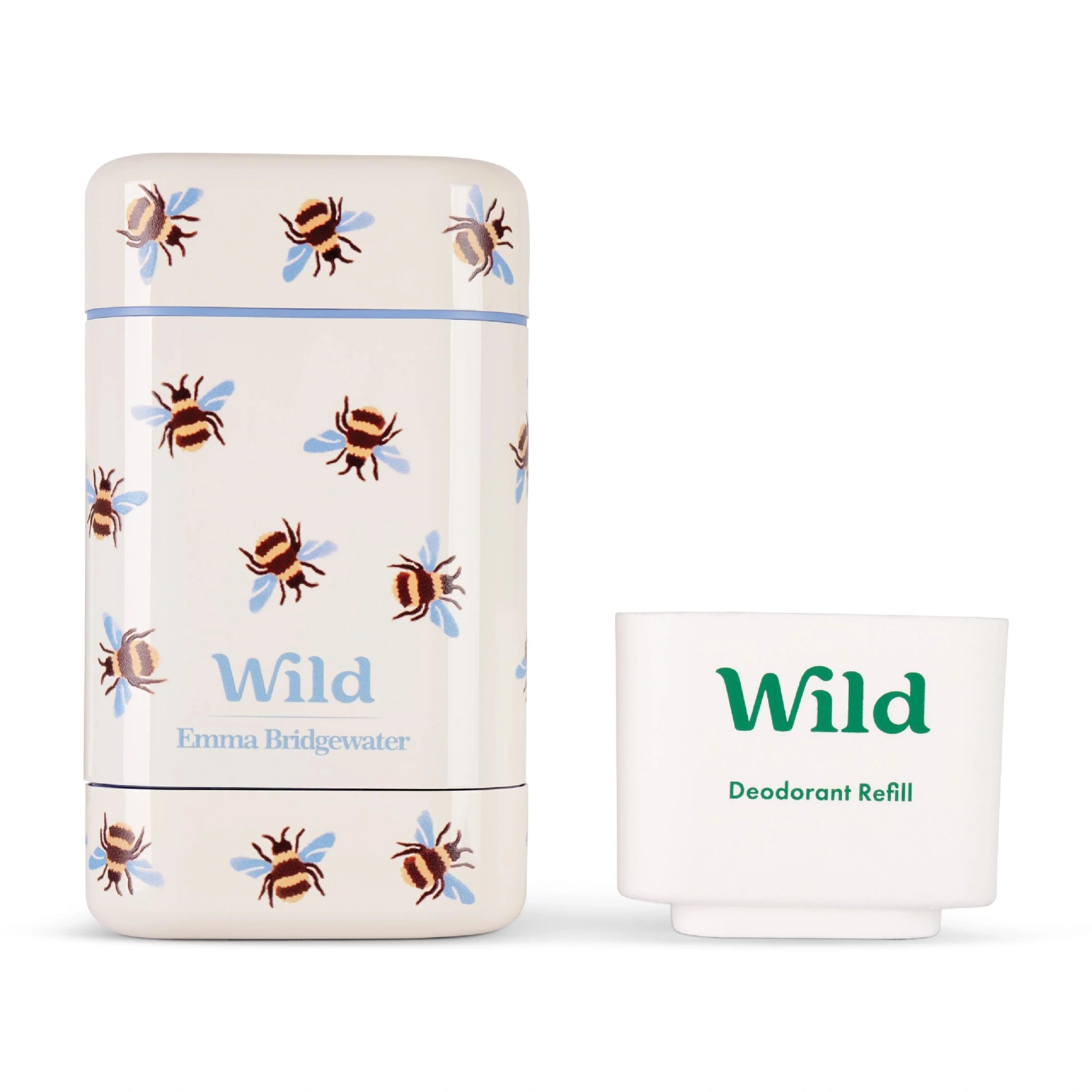 Wild Deo Bee Case Honey & Cactusflower Startpakke, Hvit, 40 g