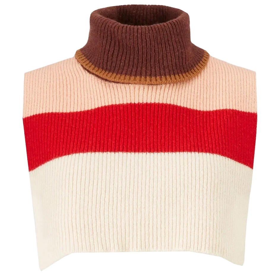 Becksöndergaard Colby Block Bib Neck Fiery Red