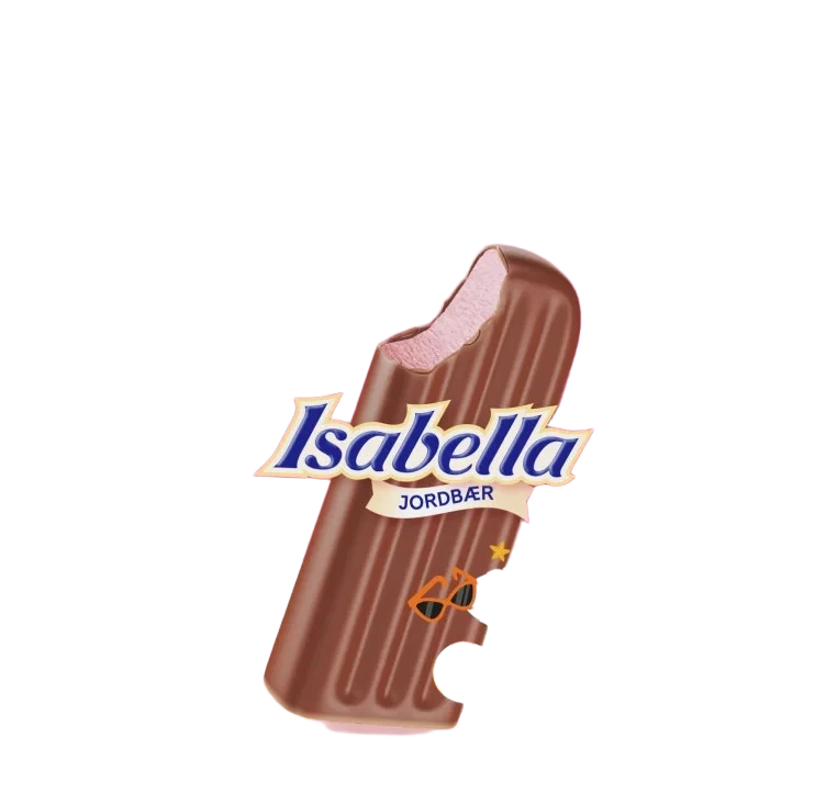 Isabella Jordbær 8stk Hennig-Olsen