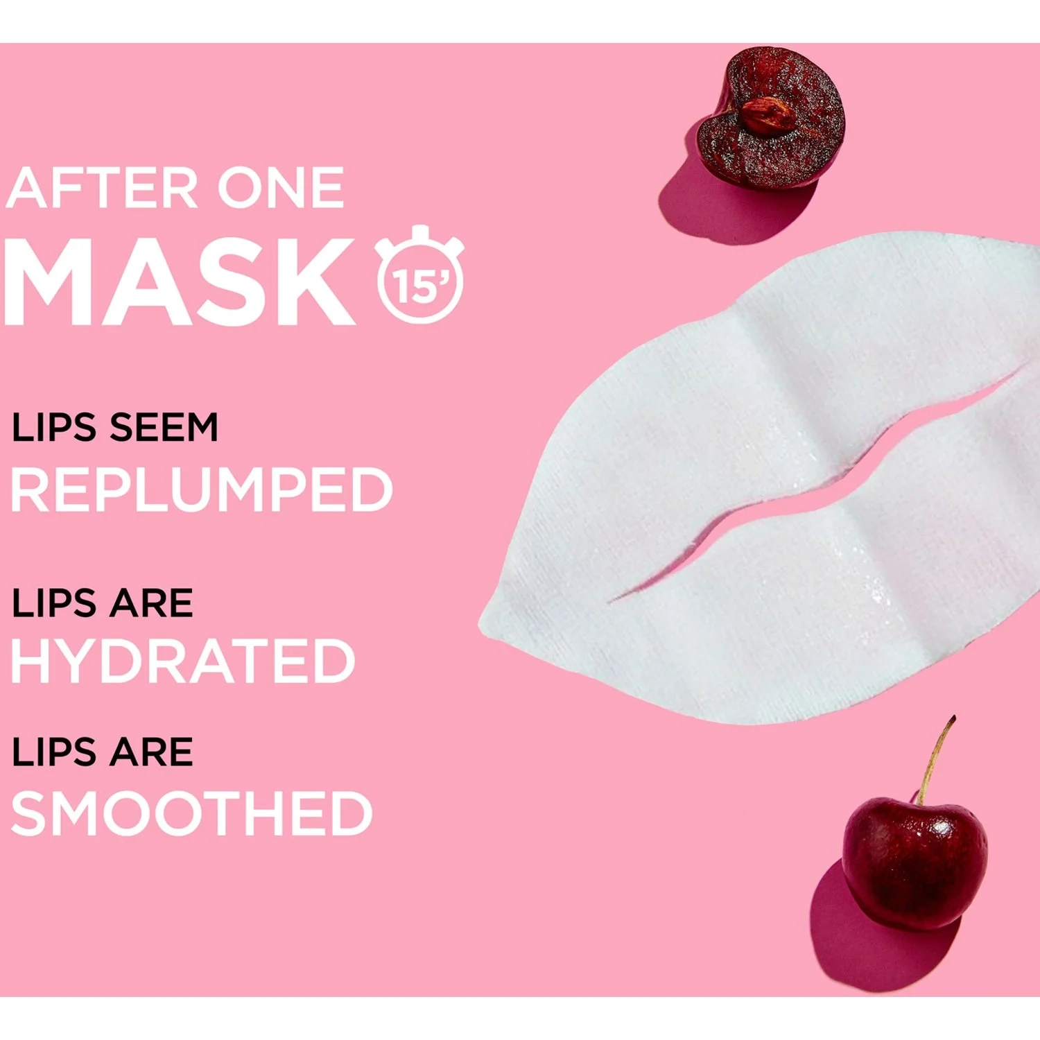 Garnier Lips Replumping 15 min Sheet Mask Cherry