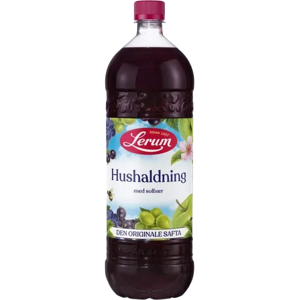 Husholdningssaft m/Solbær 1,5l Lerum