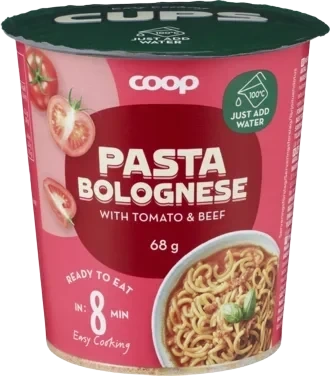 Bolognese meal cup