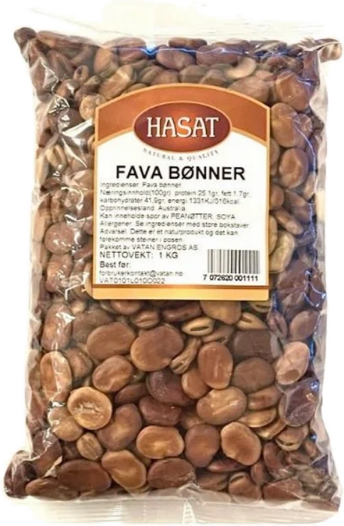 Hasat Fava Bønner 1kg