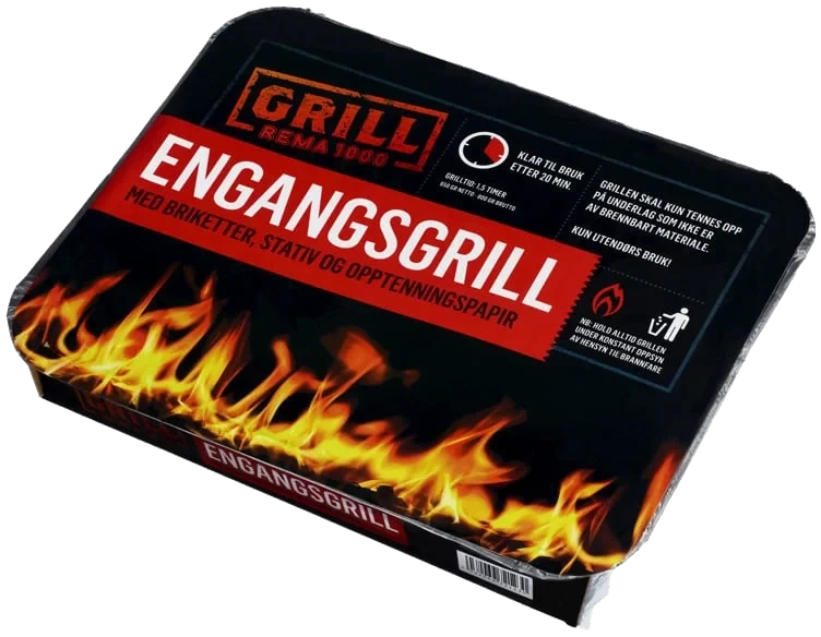 Rema 1000 engangsgrill 700g