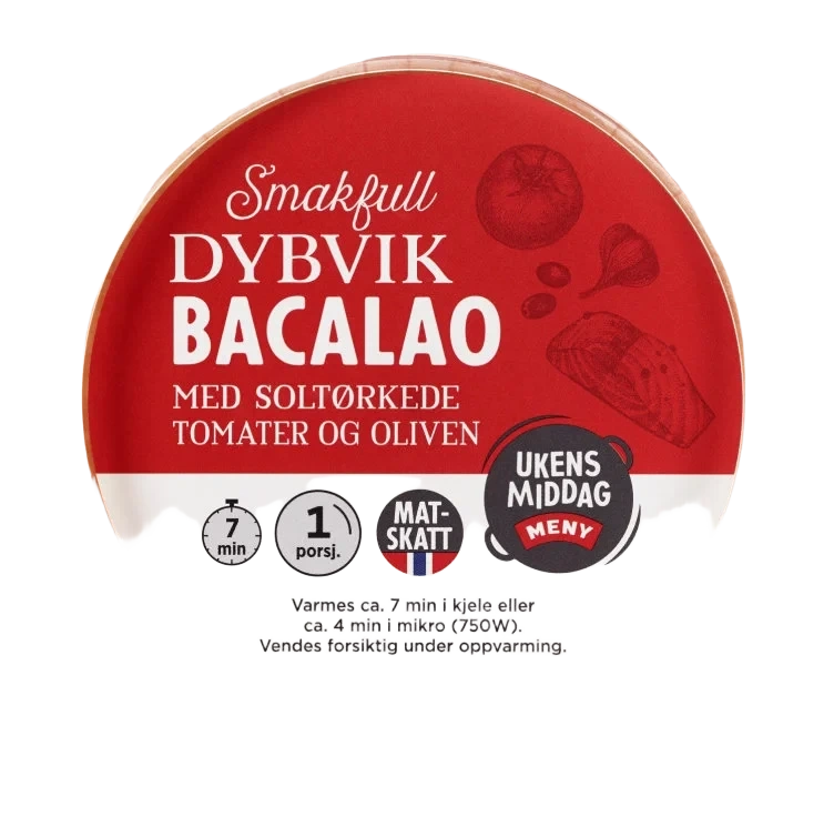 Bacalao m/Oliven Fersk 450g Dybvik