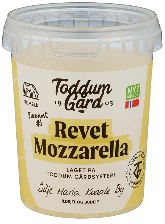 Norsk mozzarella fersk revet cubetti   250g