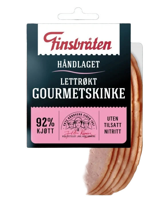 Gourmetskinke Lettrøkt 90g Finsbråten