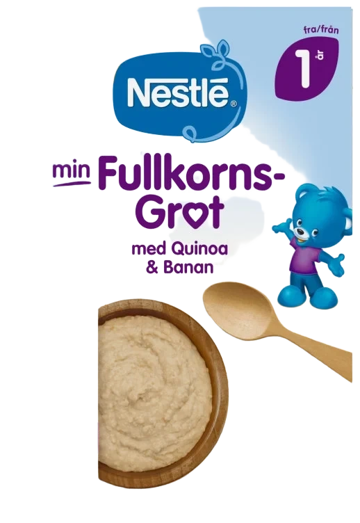 Min Fullkornsgrøt Quinoa Banan 1år 410g