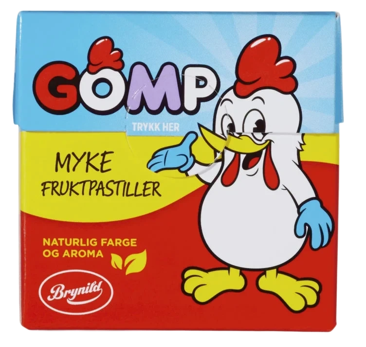 Brynild Gomp Fruktpastiller 25g
