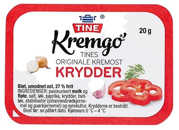 Kremost krydder,kuvert   96x20g