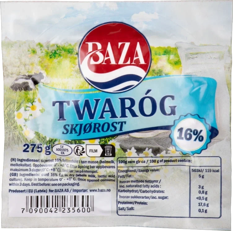 Ostemasse 16% 275g Baza