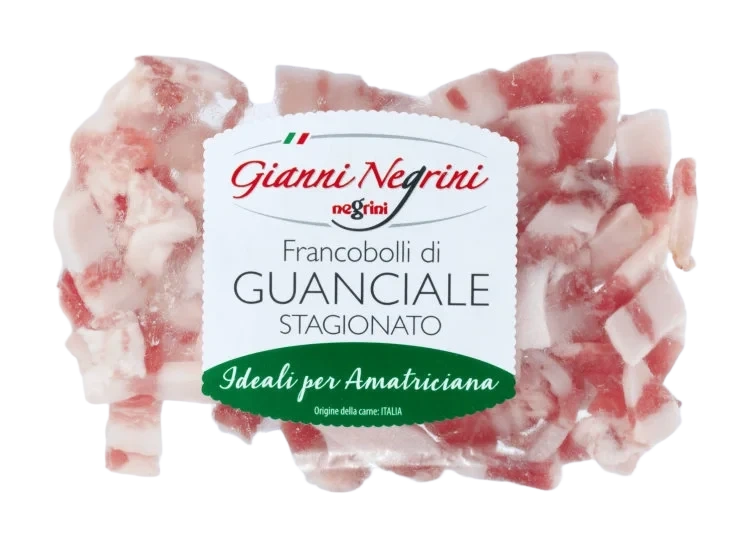 Guanciale Terning 100g Negrini
