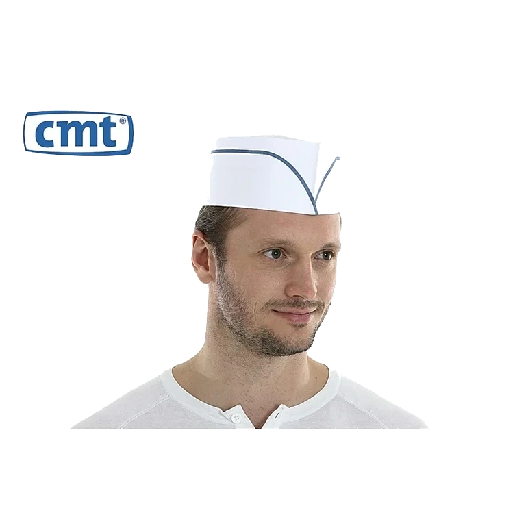 Båtlue m blå stripe    100stk