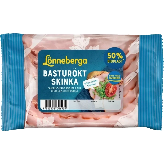 Skinka Basturökt 105g Lönneberga