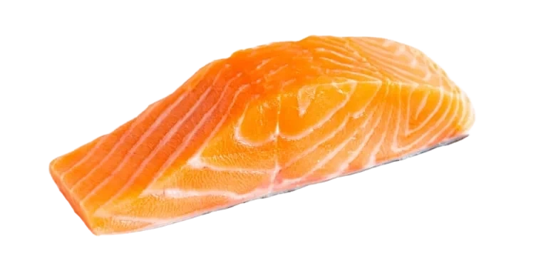 Laksefilet m/Skinn Naturell 125g Oppdr pr stykk