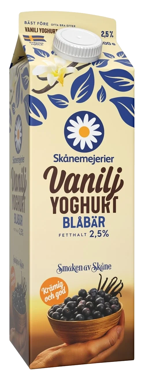 Vaniljyoghurt Blåb