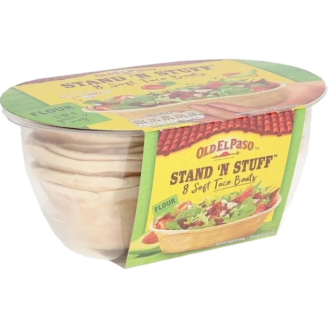Mjuka Tacobåtar 8-pack