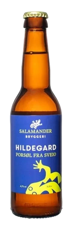 Hildegard Pors Øl 0,33l flaske Salamander