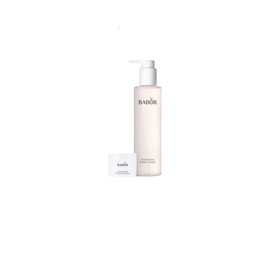Babor Hyaluronic Cleansing Balm & Soothing Rose Toner