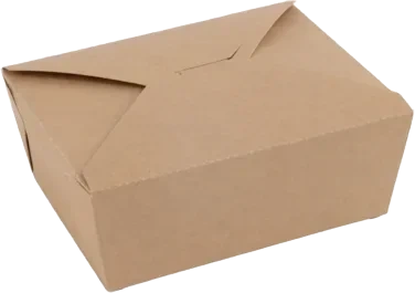 Takeaway Box Brun 65cl 130x107x65mm, 450 stk