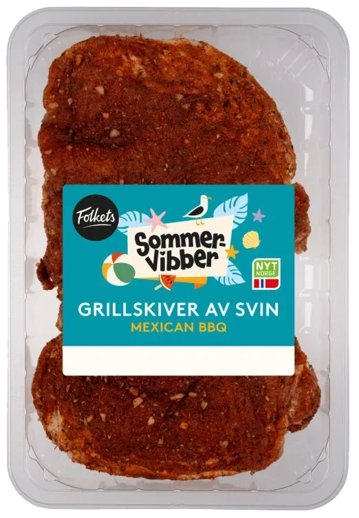 Svin Grillskiver Krydret Ca460g Sommervibber